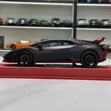 مجموعة MR Lamborghini 2021 هوراكان STO بلاك 1:18 – نموذج راتنج قابل للجمع (MR Collection)