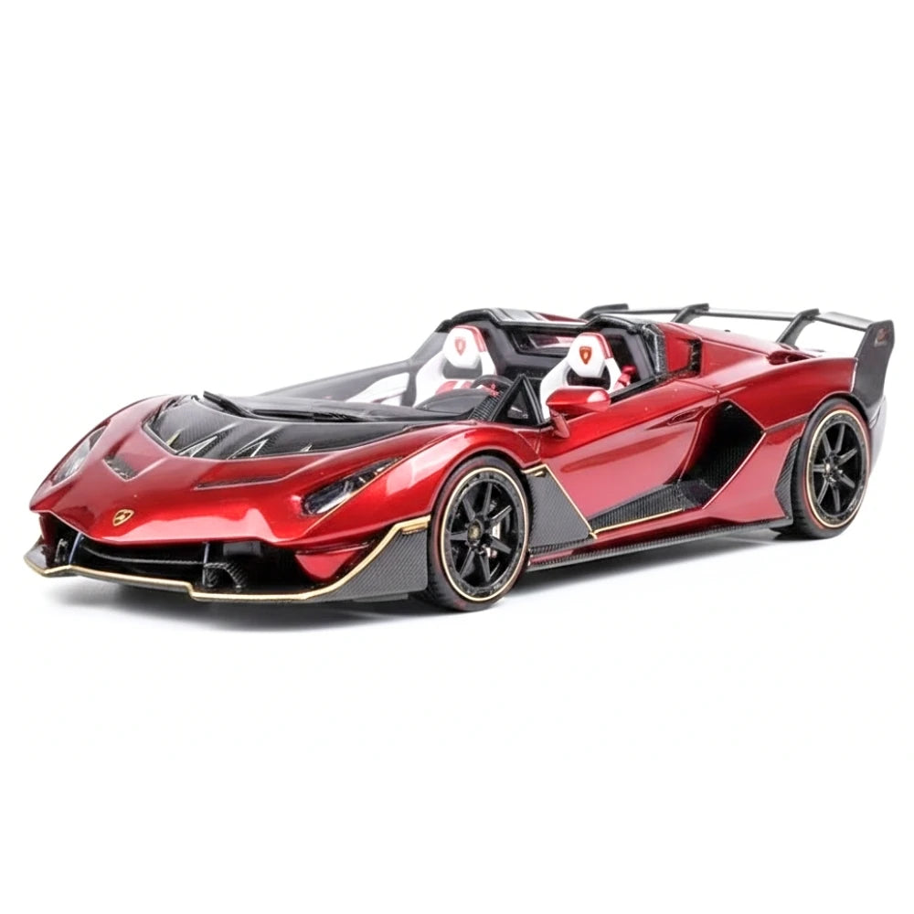 [MR Collection] 1:43 Lamborghini 2021 SC20 Red Model Car Resin