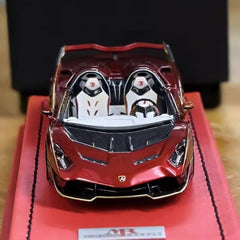 [MR Collection] 1:43 Lamborghini 2021 SC20 Red Model Car Resin