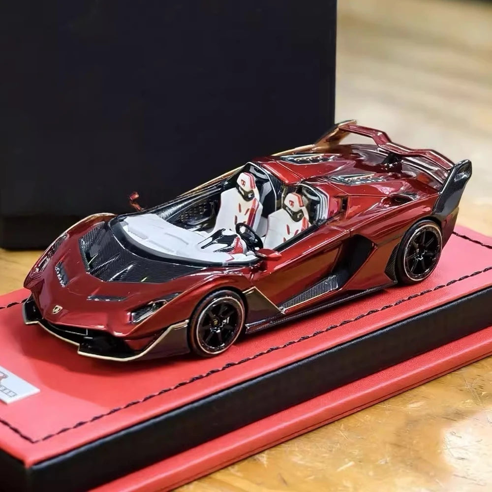 [MR Collection] 1:43 Lamborghini 2021 SC20 Red Model Car Resin