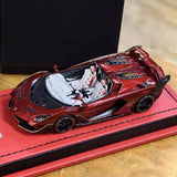[MR Collection] 1:43 Lamborghini 2021 SC20 punainen pienoismalli Hartsi