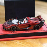 [MR Collection] 1:43 Lamborghini 2021 SC20 punainen pienoismalli Hartsi