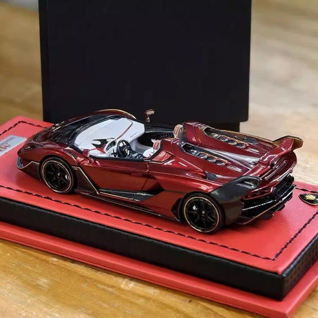 [MR Collection] 1:43 Lamborghini 2021 SC20 Red Model Car Resin