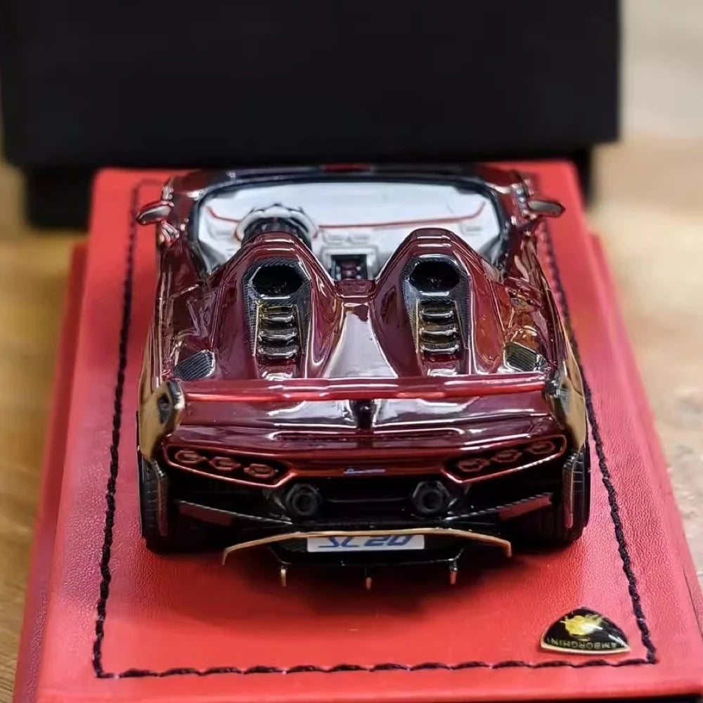 [MR Collection] 1:43 Lamborghini 2021 SC20 punainen pienoismalli Hartsi