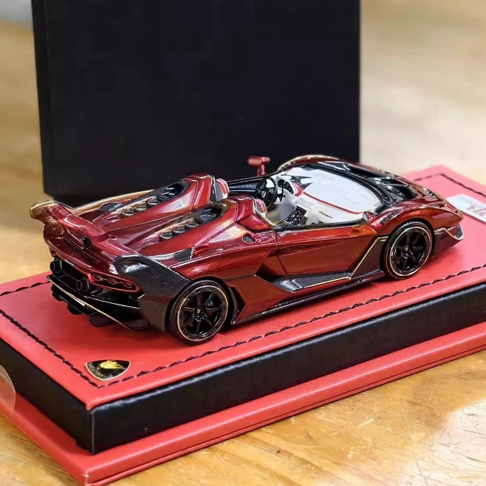 [MR Collection] 1:43 Lamborghini 2021 SC20 Red Model Car Resin