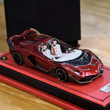 [MR Collection] 1:43 Lamborghini 2021 SC20 punainen pienoismalli Hartsi