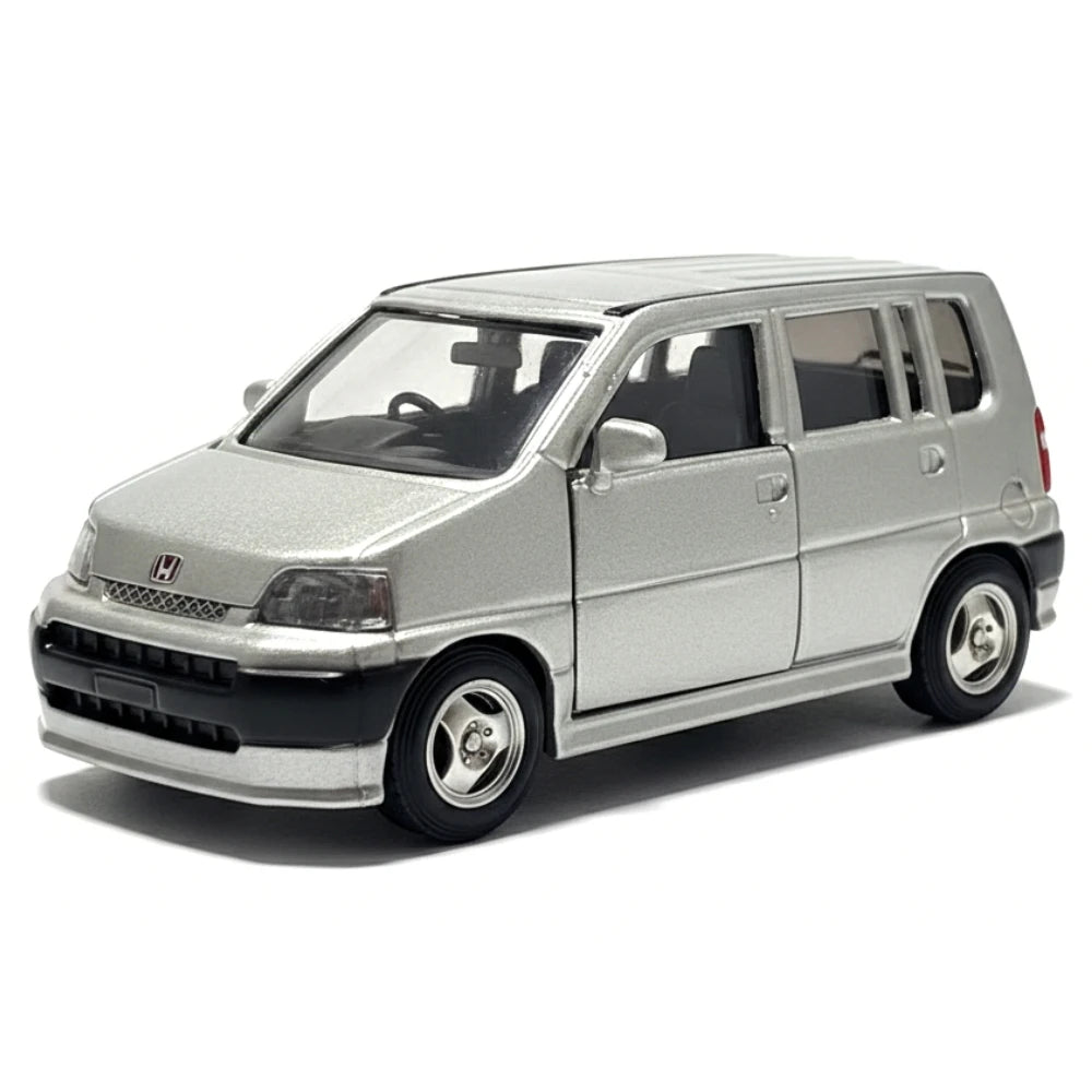 [Mtech] 1:43 Honda 1998 S-MX Lowdown Silver Model Car Die-Cast