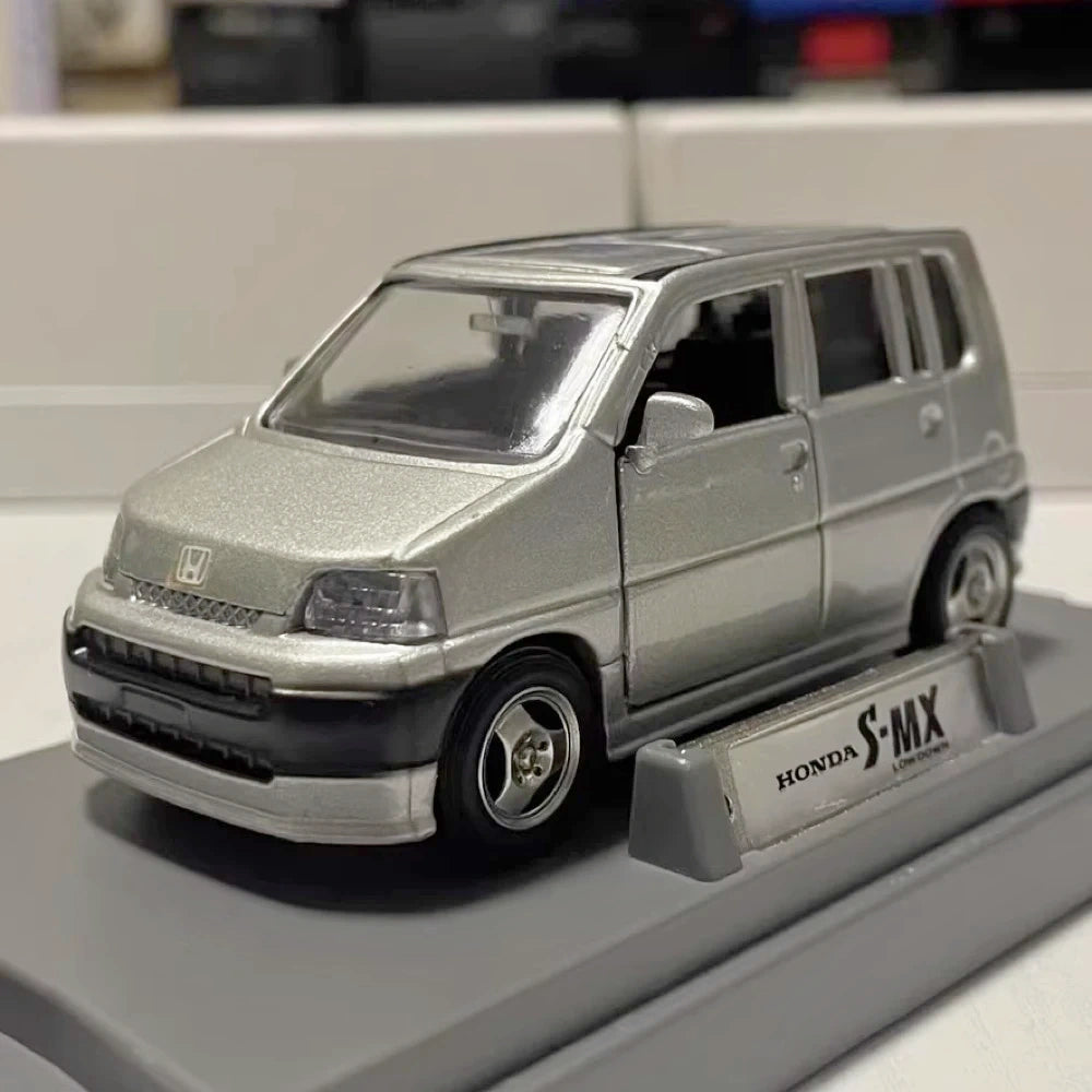 [Mtech] 1:43 Honda 1998 S-MX Lowdown Silver Model Car Die-Cast