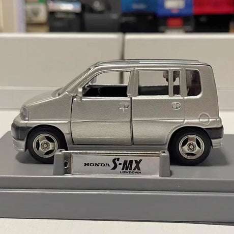 [Mtech] 1:43 Honda 1998 S-MX Lowdown Silver Model Car Die-Cast