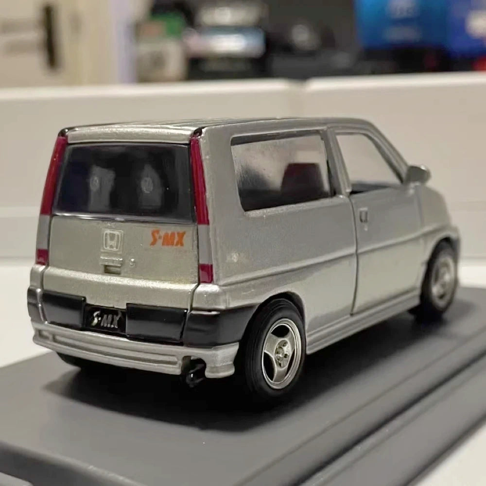 [Mtech] 1:43 Honda 1998 S-MX Lowdown Silver Model Car Die-Cast