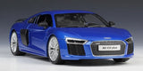 [Maisto] 1:18 Audi 2015 R8 Type 4S Blue Model Car Die-Cast