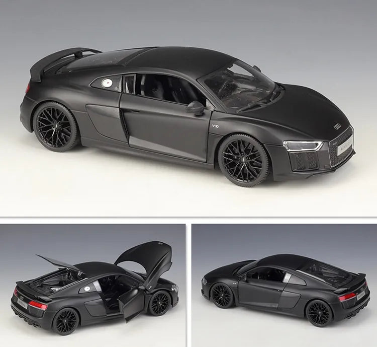 [Maisto] 1:18 Audi 2015 R8 Type 4S Blue Model Car Die-Cast