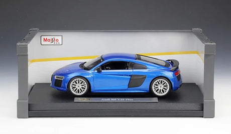 [Maisto] 1:18 Audi 2015 R8 Type 4S Blue Model Car Die-Cast