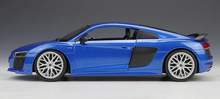 [Maisto] 1:18 Audi 2015 R8 Type 4S Blue Model Car Die-Cast