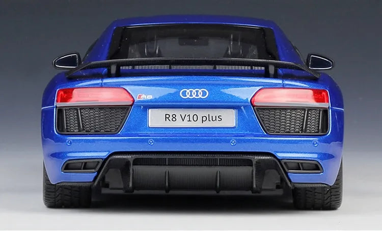 [Maisto] 1:18 Audi 2015 R8 Type 4S Blue Model Car Die-Cast