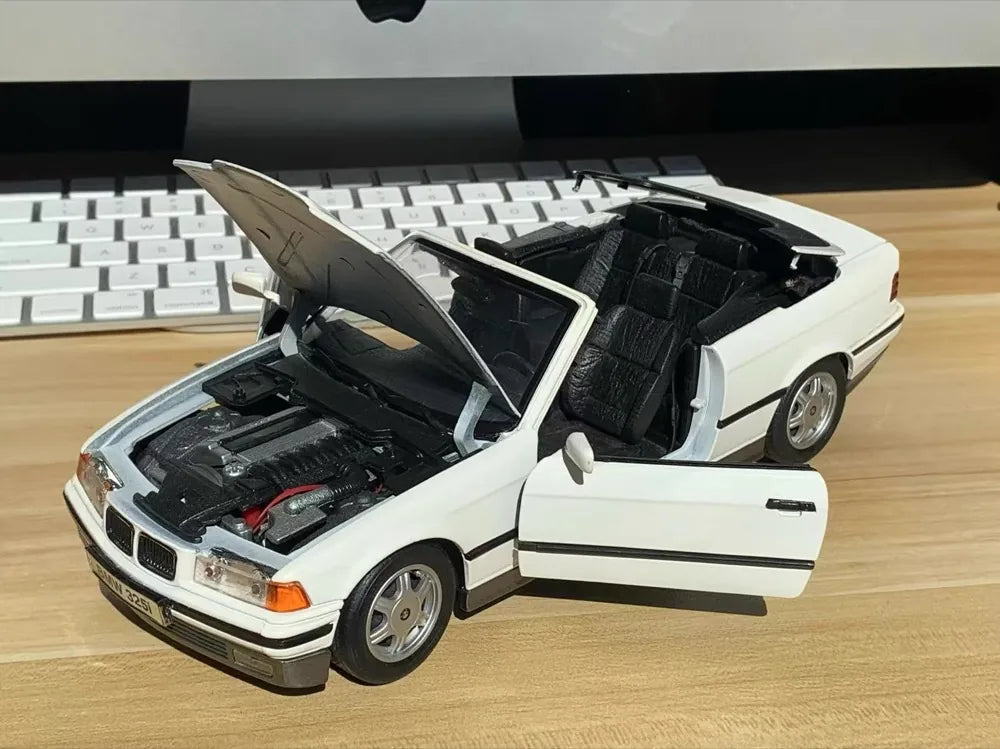 [Maisto] 1:18 BMW 1993 325i E36 Cabriolet wit modelauto Die-Cast