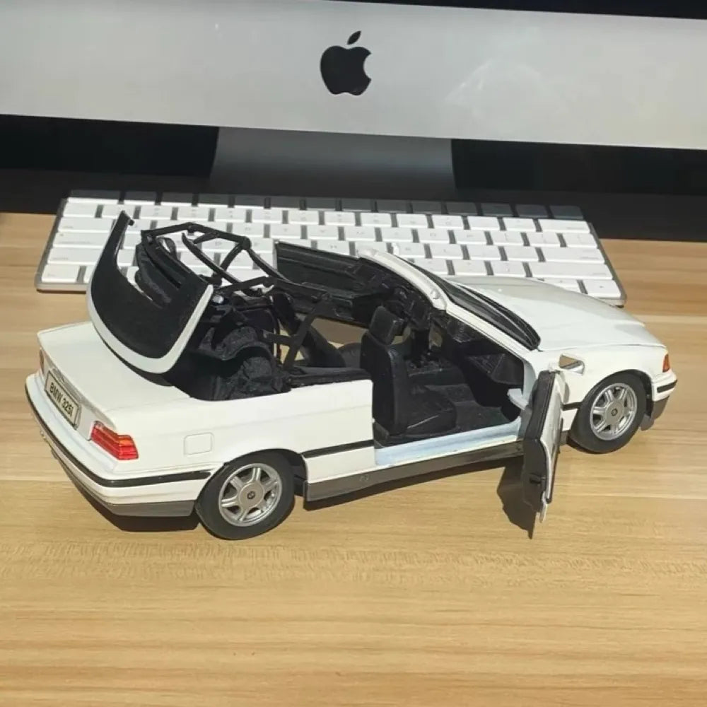 [Maisto] 1:18 BMW 1993 325i E36 Cabriolet wit modelauto Die-Cast