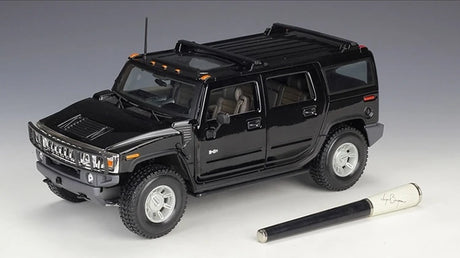 [Maisto] 1:18 Hummer 2003 H2 SUV Black Model Car Die-Cast