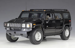 [Maisto] 1:18 Hummer 2003 H2 SUV Black Model Car Die-Cast