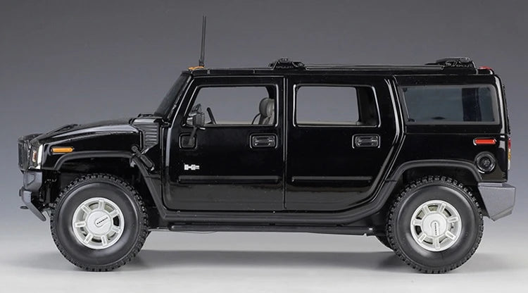 [Maisto] 1:18 Hummer 2003 H2 SUV Black Model Car Die-Cast