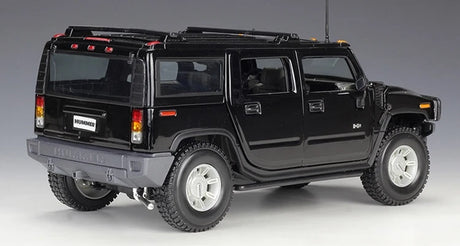 [Maisto] 1:18 Hummer 2003 H2 SUV Black Model Car Die-Cast