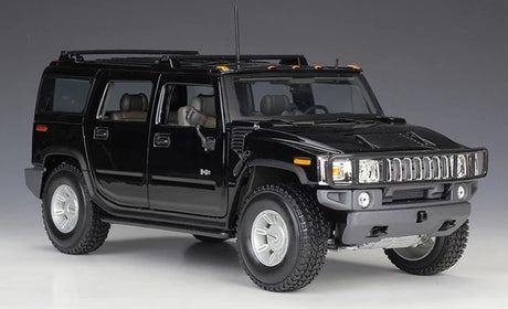 [Maisto] 1:18 Hummer 2003 H2 SUV Black Model Car Die-Cast