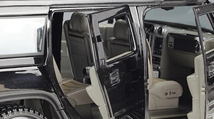 [Maisto] 1:18 Hummer 2003 H2 SUV Black Model Car Die-Cast