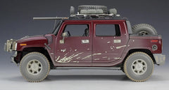 [Maisto] 1:18 Hummer 2005 H2 SUT Red Model Car Die-Cast