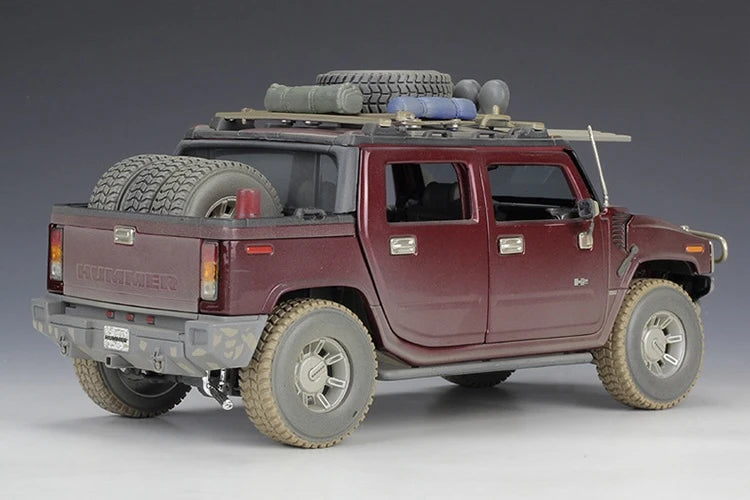 [Maisto] 1:18 Hummer 2005 H2 SUT Red Model Car Die-Cast