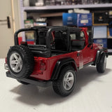 [Maisto] 1:18 Jeep 2004 Wrangler Rubicon Red Model Car Die-Cast