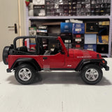[Maisto] 1:18 Jeep 2004 Wrangler Rubicon Red Model Car Die-Cast