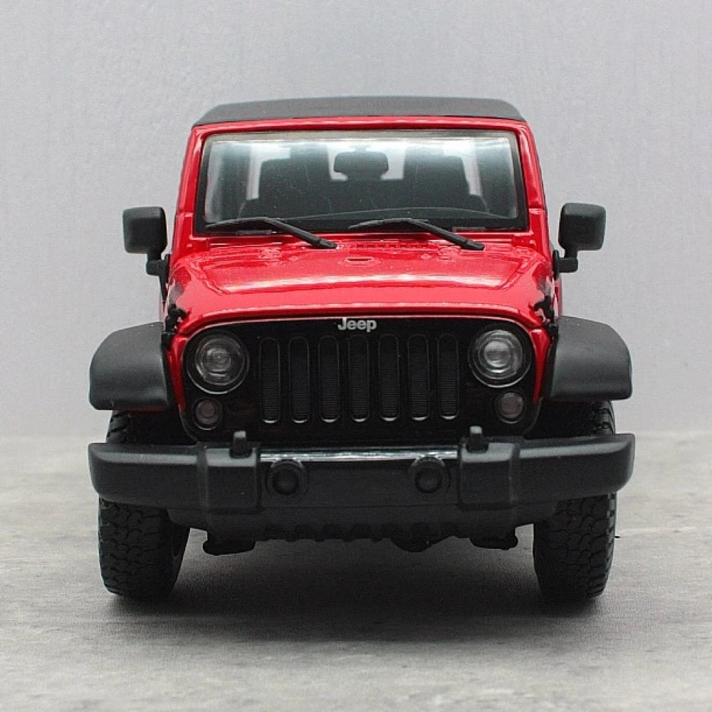 [Maisto] 1:18 Jeep 2014 Wrangler Red Model Car Die-Cast