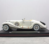 Maisto Mercedes-Benz 1936 500 K Special Roadster branco 1:18 – modelo de exposição em metal fundido