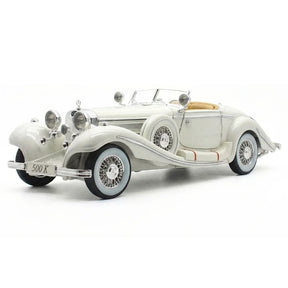 Maisto Mercedes-Benz 1936 500 K Special Roadster branco 1:18 – modelo de exposição em metal fundido