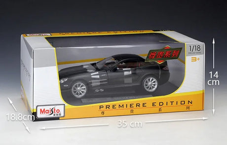 [Maisto] 1:18 Mercedes-Benz 2003 SLR McLaren Black Model Car Die-Cast