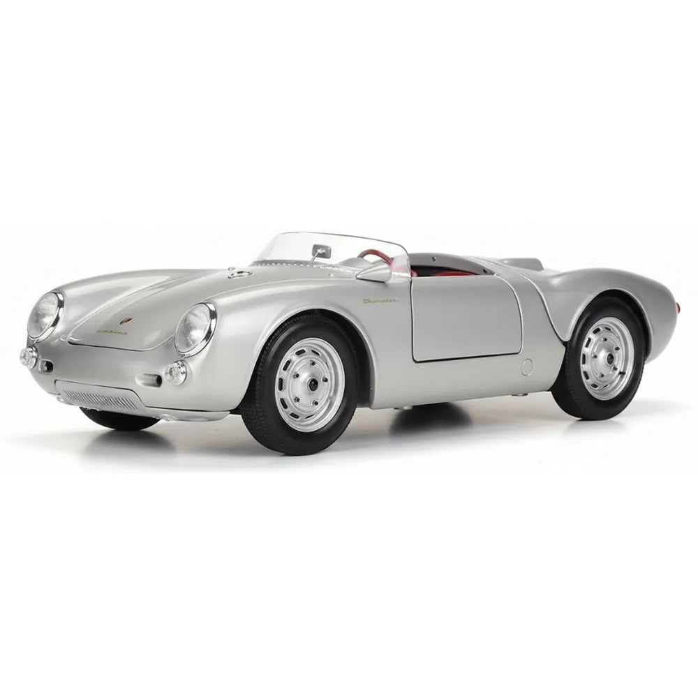 [Maisto] 1:18 Porsche 1951 550 Spyder argento modellino di auto Die-Cast