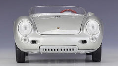 [Maisto] 1:18 Porsche 1951 550 Spyder argento modellino di auto Die-Cast