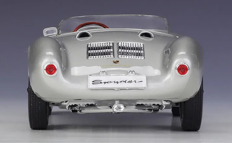 [Maisto] 1:18 Porsche 1951 550 Spyder argento modellino di auto Die-Cast