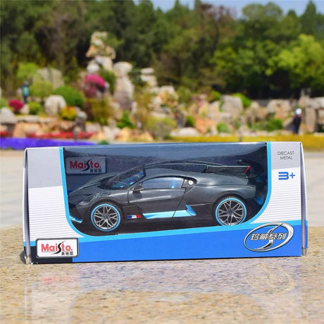 [Maisto] 1:24 Bugatti 2019 Divo Gray Model Car Die-Cast