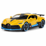 Maisto Bugatti 2019 Divo أصفر 1:24 – نموذج عرض معدني مصبوب