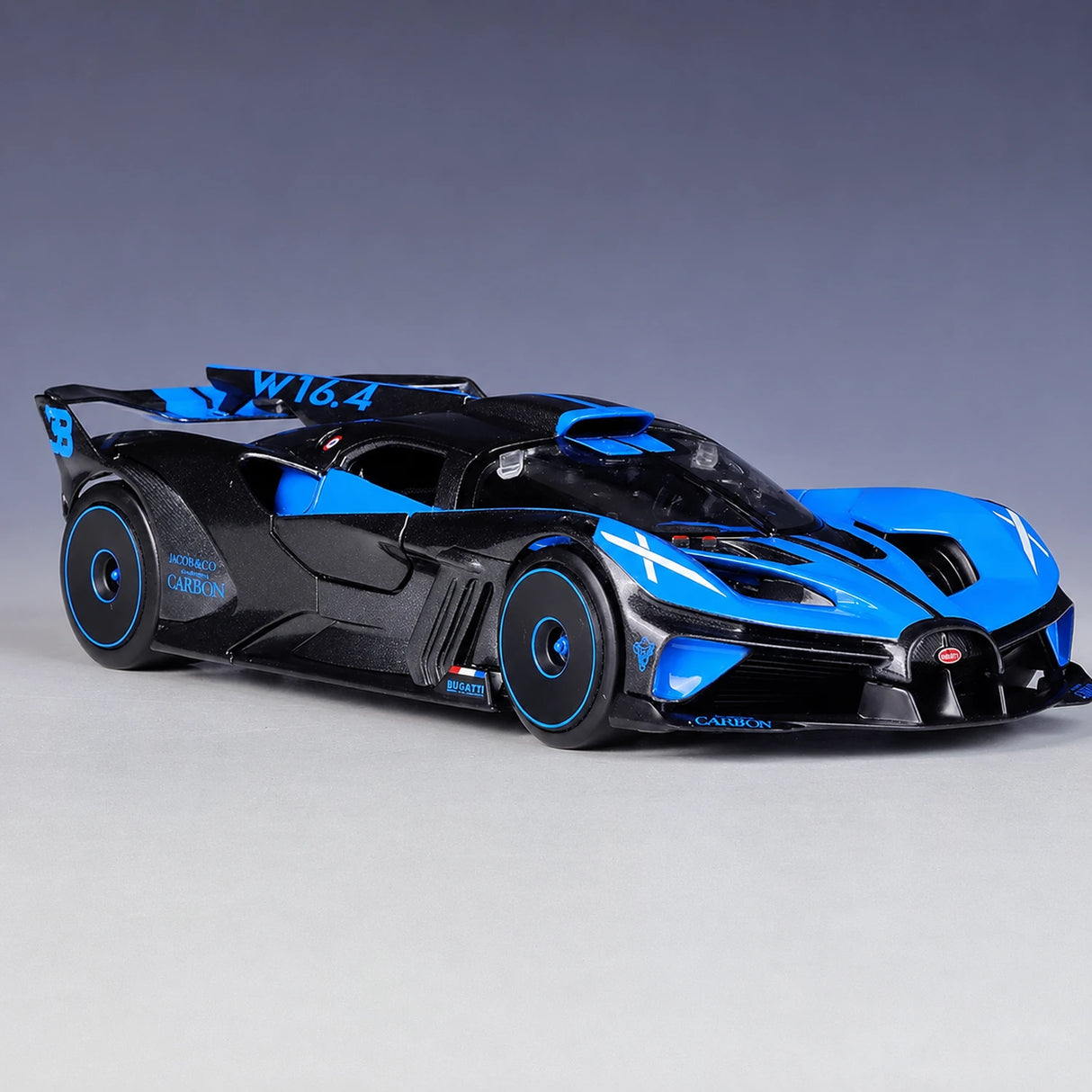 [Maisto] 1:24 Bugatti 2021 Bolide Blue Model Car Die-Cast