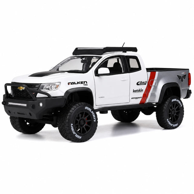 [Maisto] 1:24 Chevrolet 2017 Colorado ZR2 Off-Road White Model Car Die-Cast