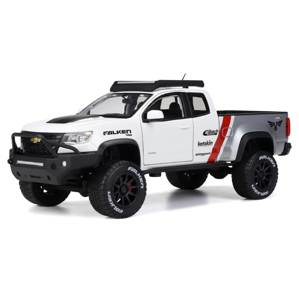 [Maisto] 1:24 Chevrolet 2017 Colorado ZR2 Off-Road White Model Car Die-Cast