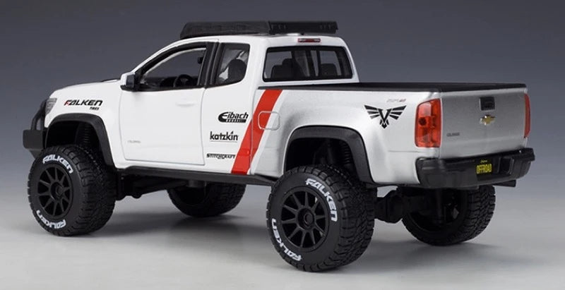 [Maisto] 1:24 Chevrolet 2017 Colorado ZR2 Off-Road White Model Car Die-Cast