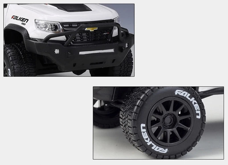 [Maisto] 1:24 Chevrolet 2017 Colorado ZR2 Off-Road White Model Car Die-Cast