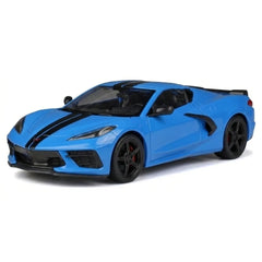 [Maisto] 1:24 Chevrolet 2020 Corvette Stingray sininen pienoismalli Die-Cast