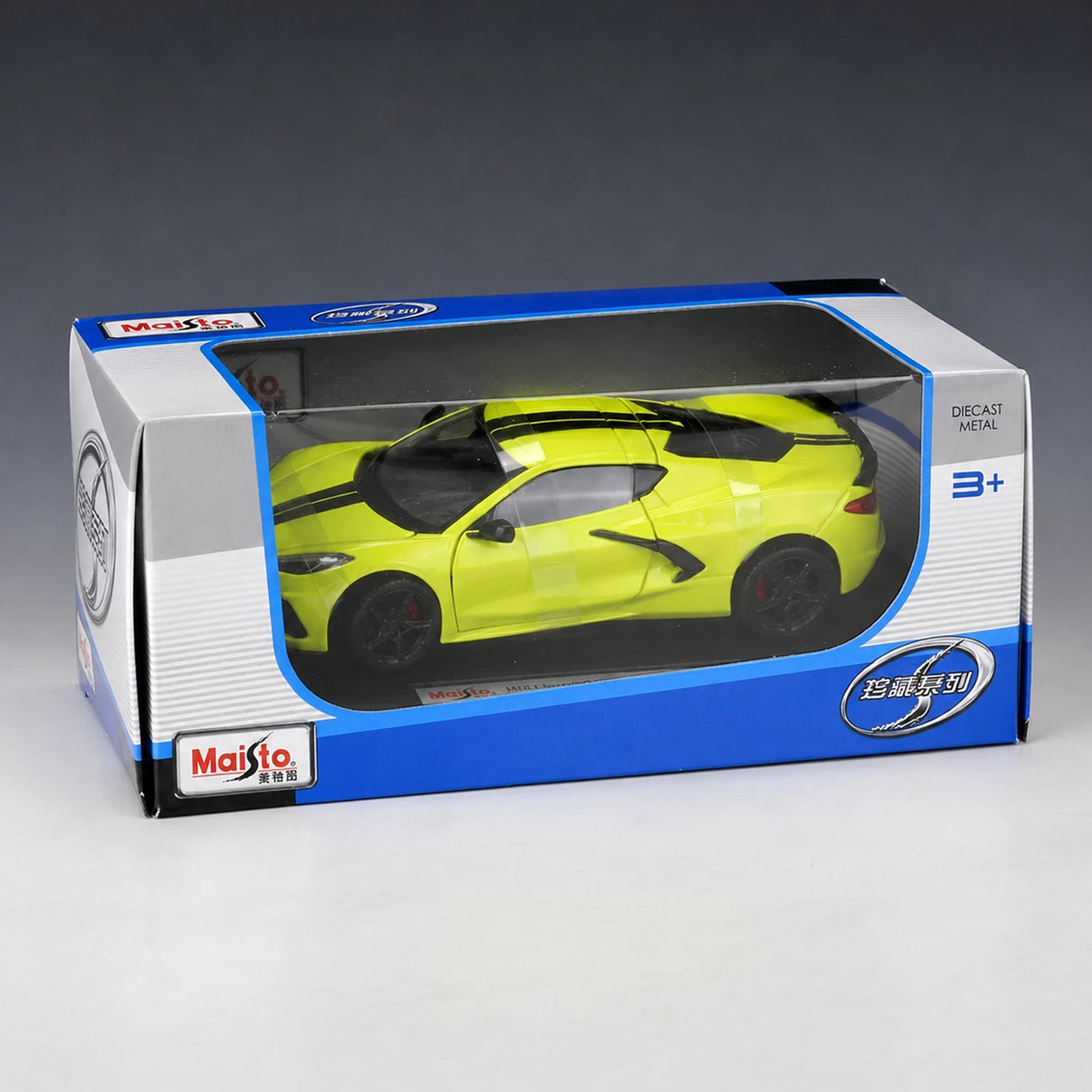 [Maisto] 1:24 Chevrolet 2020 Corvette Stingray Green Model Car Die-Cast