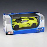 [Maisto] 1:24 Chevrolet 2020 Corvette Stingray Green Model Car Die-Cast