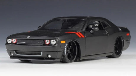 [Maisto] 1:24 Dodge 2008 Challenger SRT8 Black Model Car Die-Cast