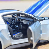 [Maisto] 1:24 Ford 2014 Mustang Street Racer Silver Model Car Die-Cast